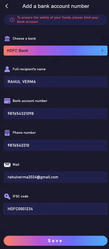 How to Add a Bank Account in Jai Club