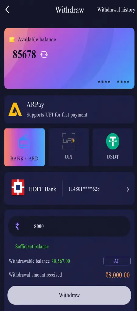 How to Withdraw Money From the Jai Club App
