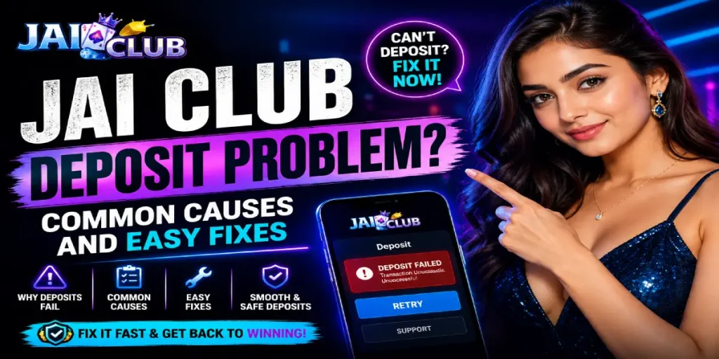 jai club deposit problem