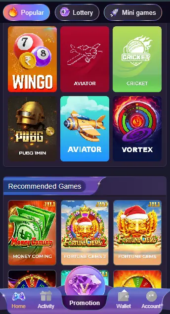 types of games